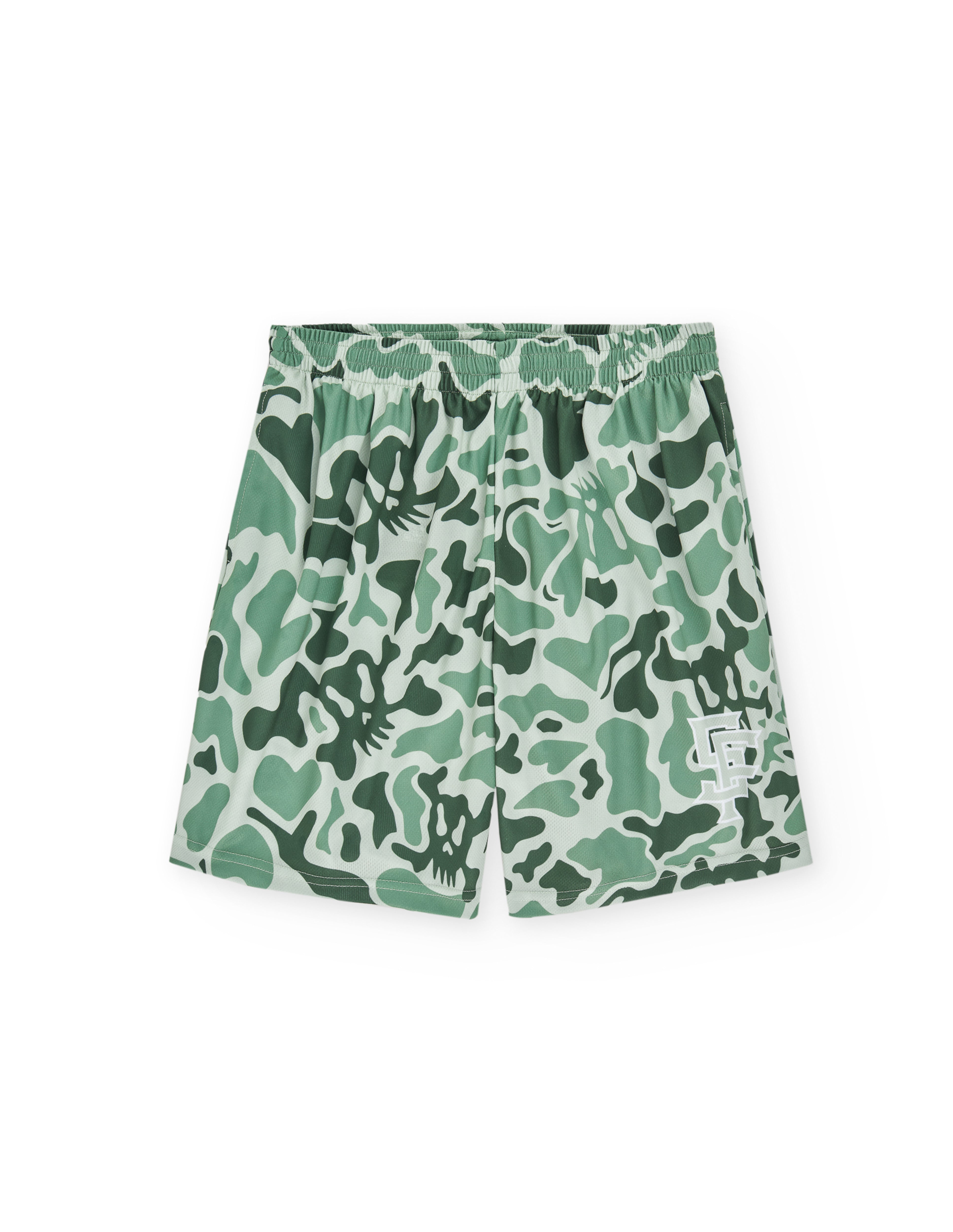 GREEN CAMO MESH PANTS